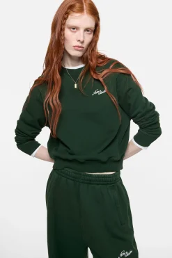 Fleece sweatshirt with logo