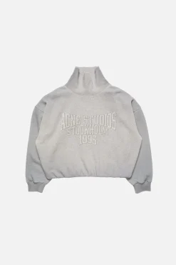 Fleece sweatshirt with logo