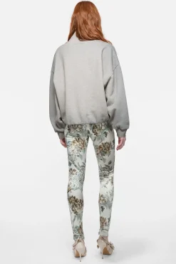 Fleece sweatshirt with logo