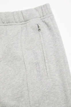 Fleece trousers with logo
