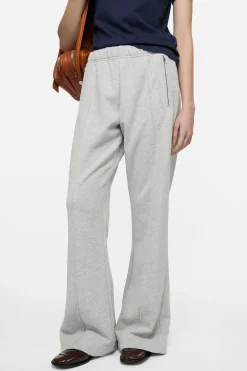 Fleece trousers with logo