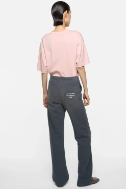 Fleece trousers with stamp logo