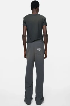 Fleece trousers with stamp logo