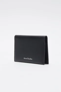 Folded leather wallet