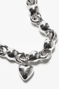 Heart charm necklace