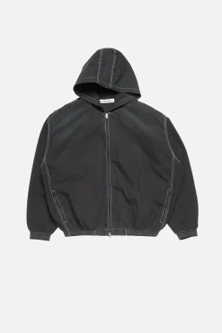 Hooded logo jacket