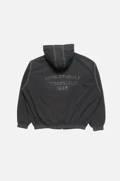 Hooded logo jacket