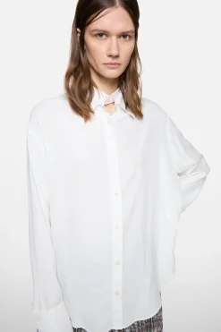 Layered button-up