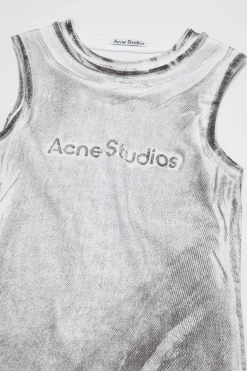 Layered logo tank top