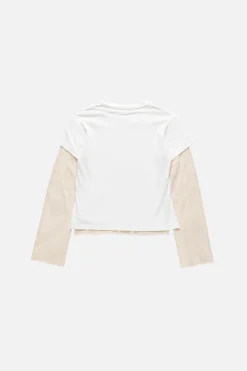 Layered mesh t-shirt
