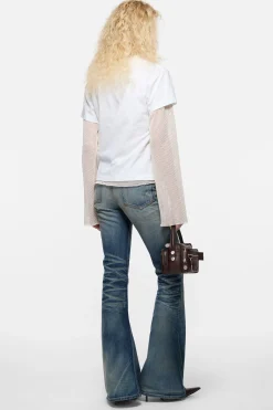 Layered mesh t-shirt