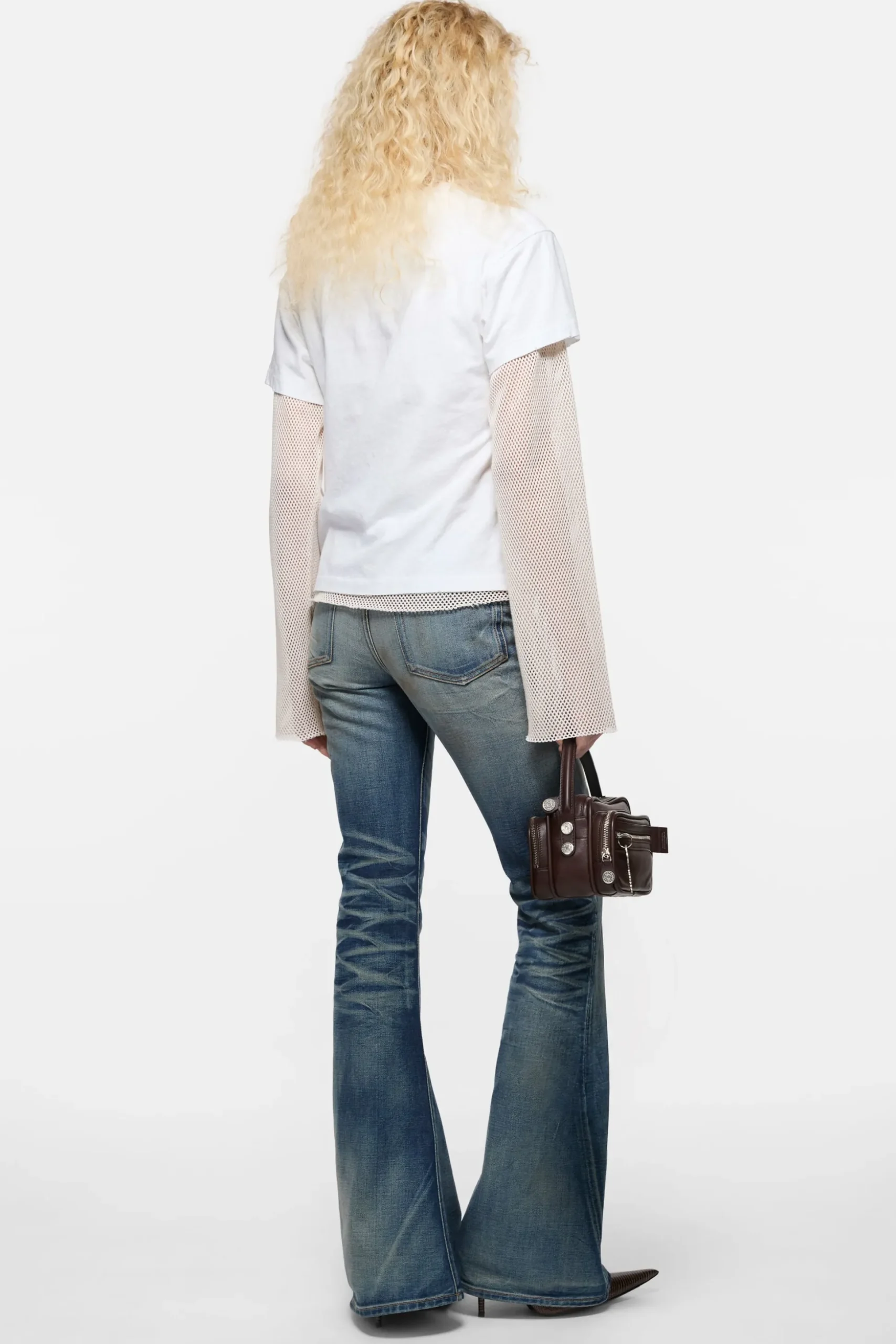 Layered mesh t-shirt
