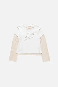 Layered mesh t-shirt
