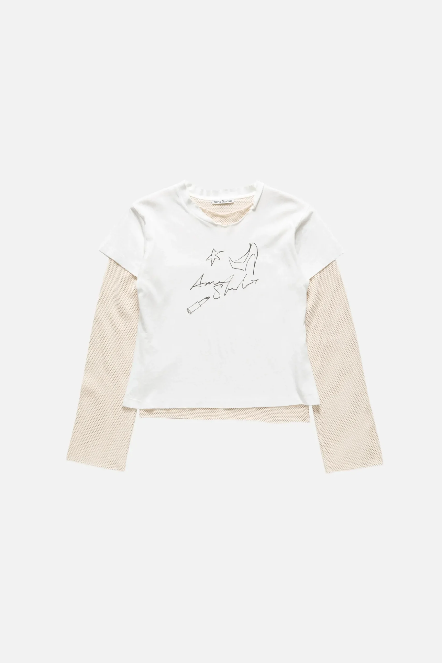 Layered mesh t-shirt