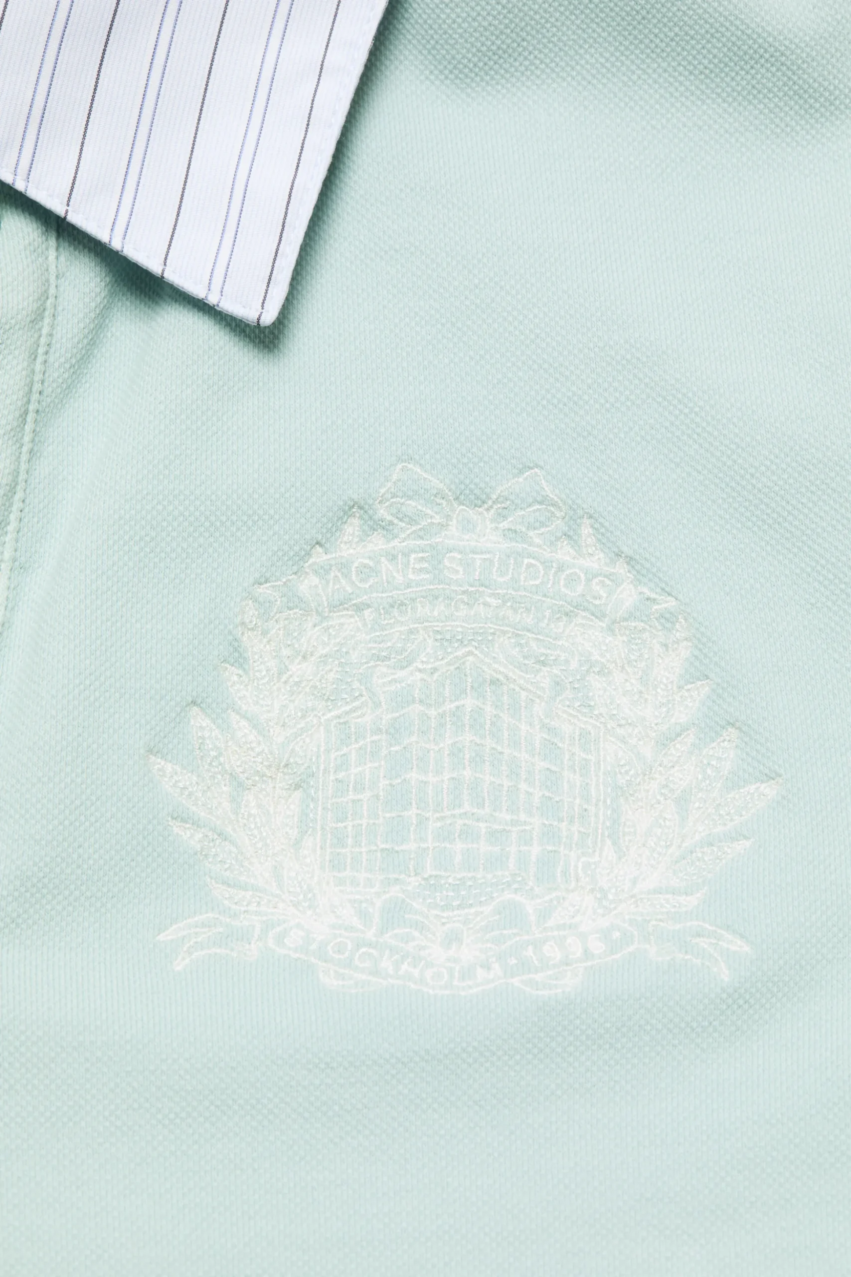 Layered polo shirt with logo