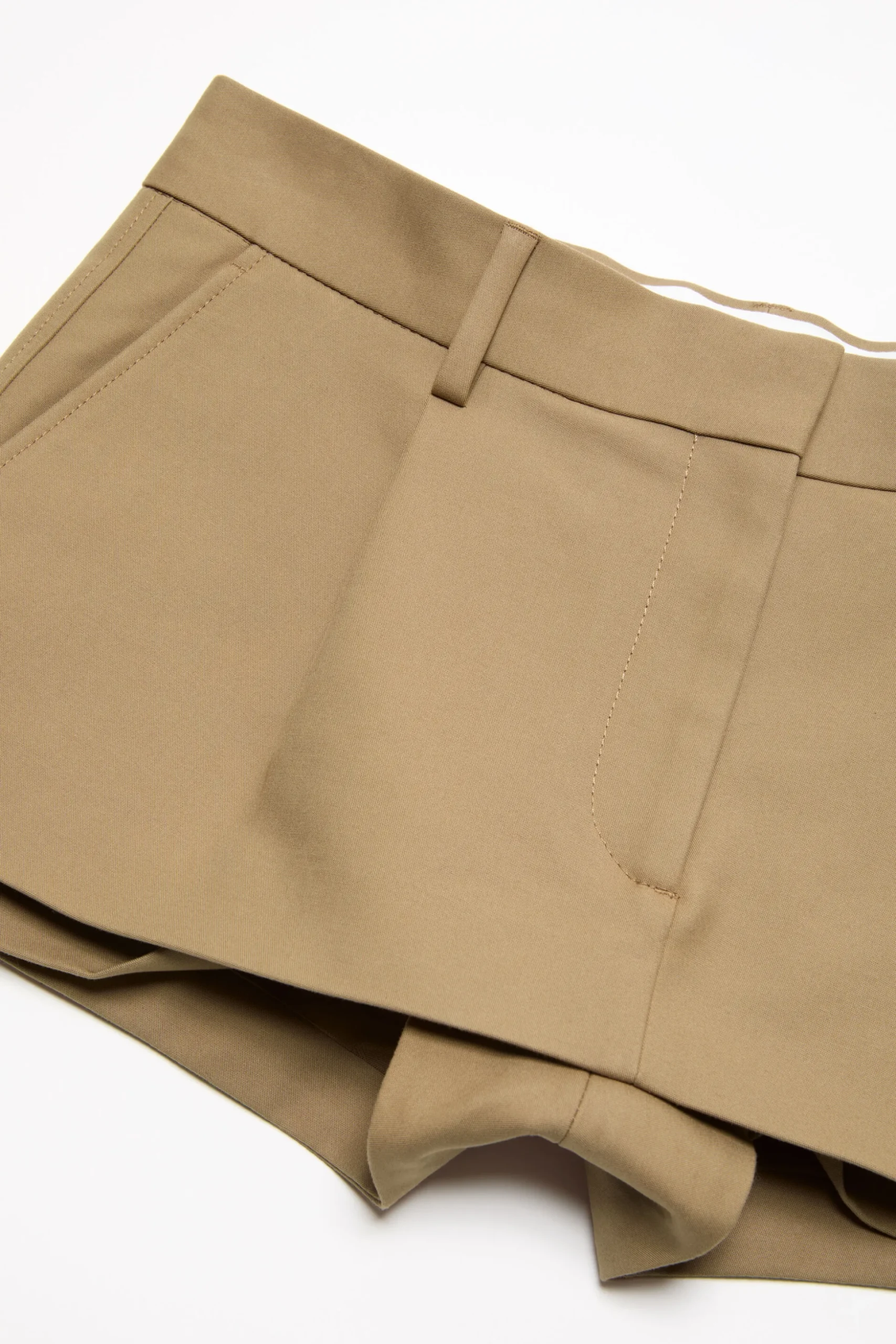 Layered satin miniskirt