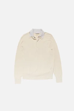 Layered silk knit sweater