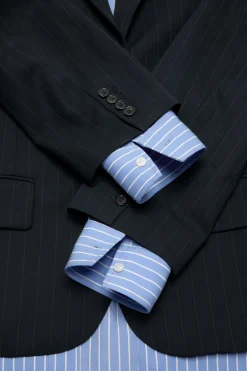 Layered suit jacket