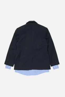 Layered suit jacket