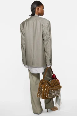 Layered suit jacket