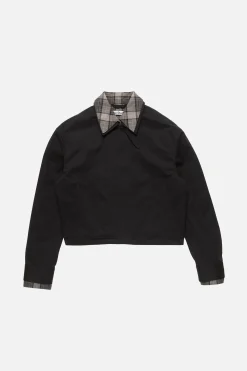Layered twill jacket