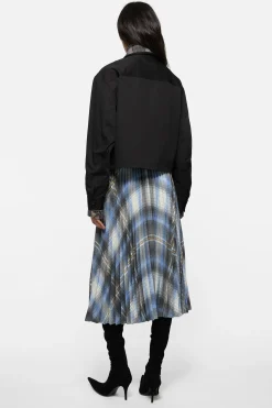 Layered twill jacket
