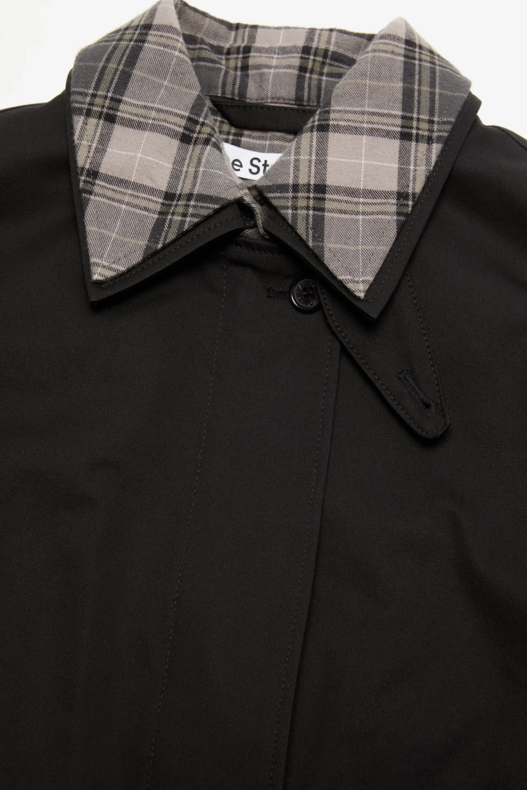 Layered twill jacket