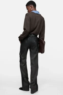 Layered wool sweater