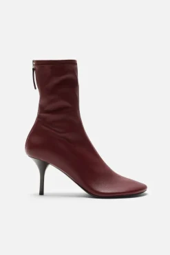 Leather ankle boot