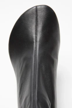 Leather ankle boot