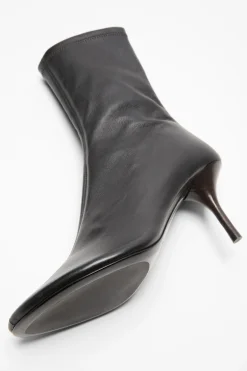 Leather ankle boot