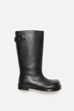 Leather boots