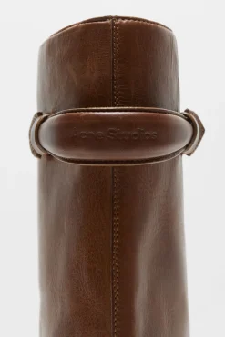 Leather boots