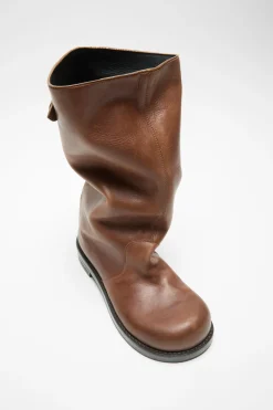 Leather boots