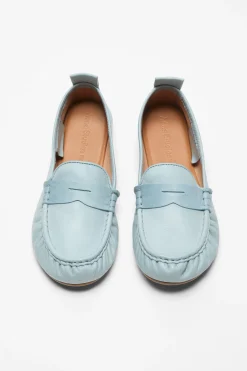 Leather loafers