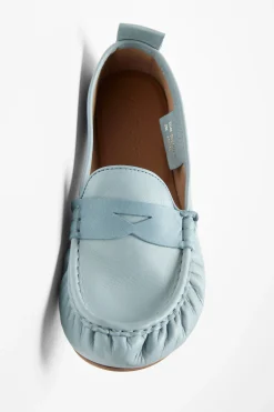 Leather loafers