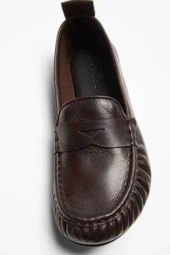Leather loafers