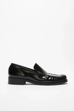 Leather loafers