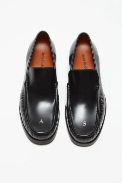 Leather loafers