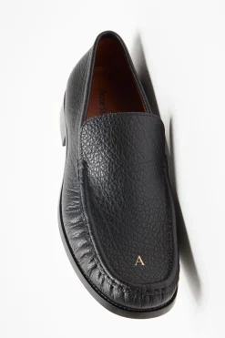 Leather loafers