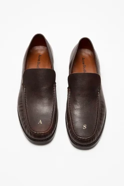 Leather loafers