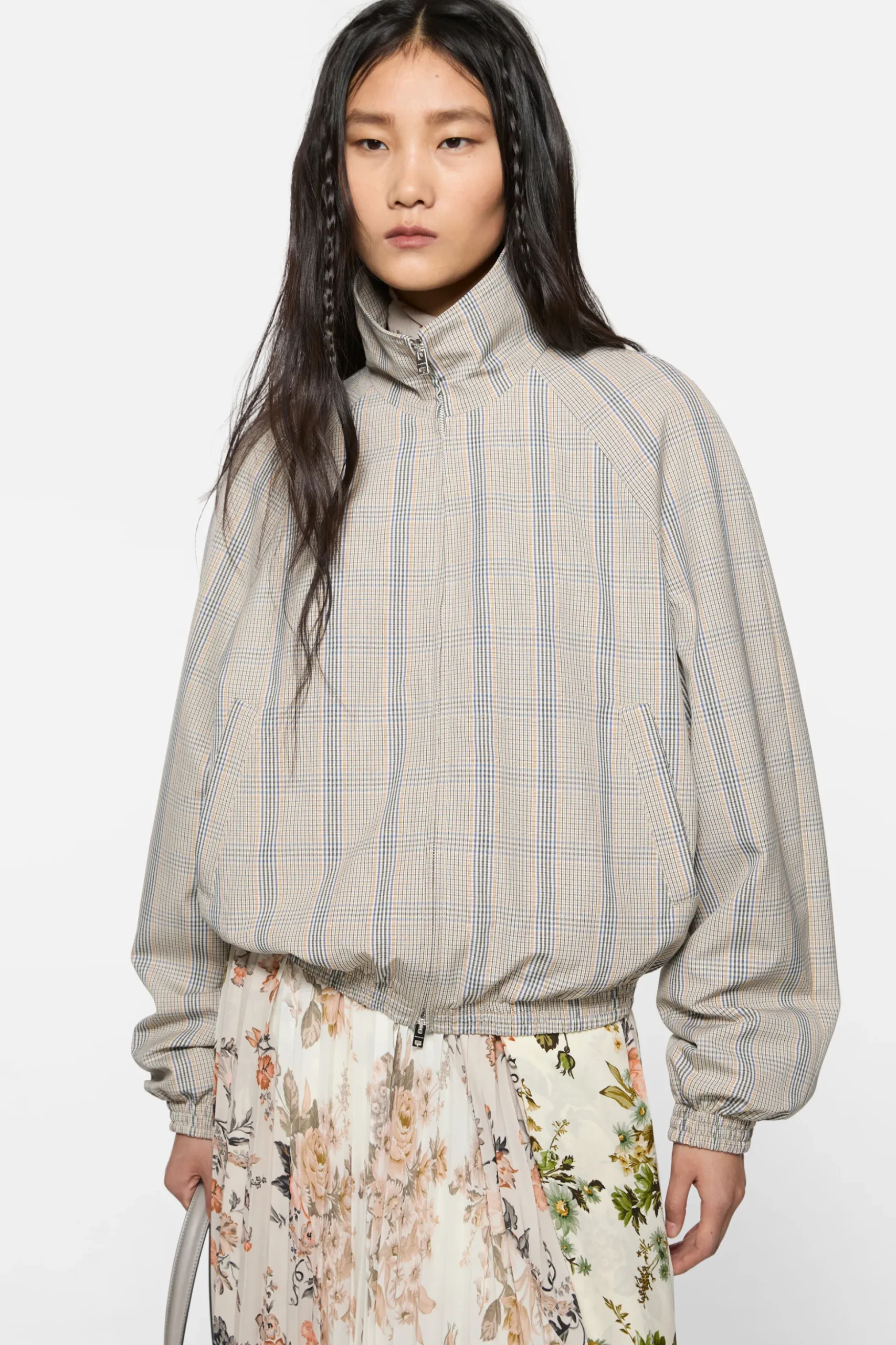 Lightweight check jacket