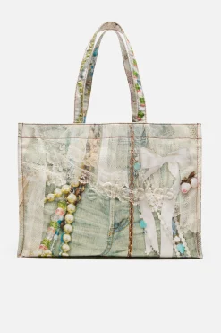 Logo Shoulder Tote Bag