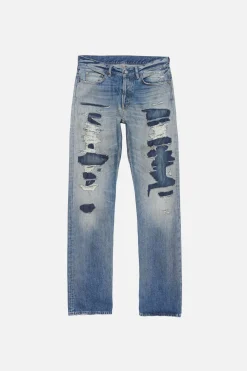 Mended denim jeans - 1996M
