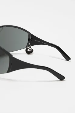 Metal shield sunglasses