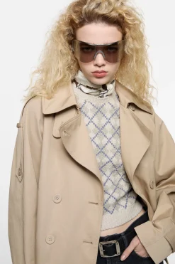 Metal shield sunglasses
