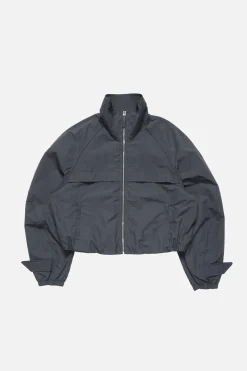 Nylon logo jacket