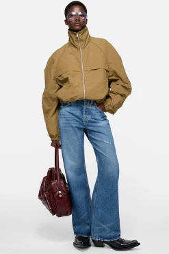 Nylon logo jacket