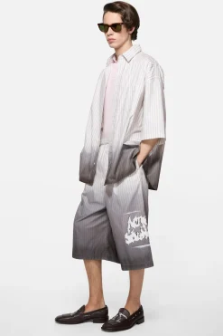 Oversized logo shorts