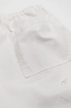 Peached cotton trousers